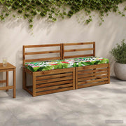 Bankkussen 160x40x8 cm meerkleurig polyester
