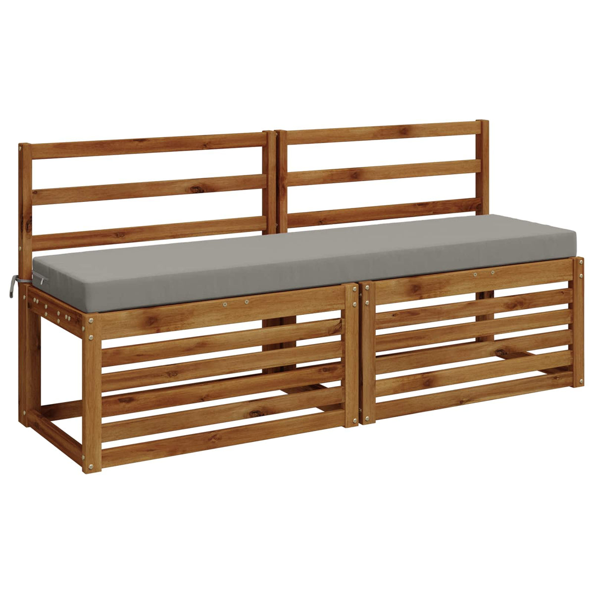 Bankkussen SOEST 100% Polyester Grijs 140 x 40 x 8 cm