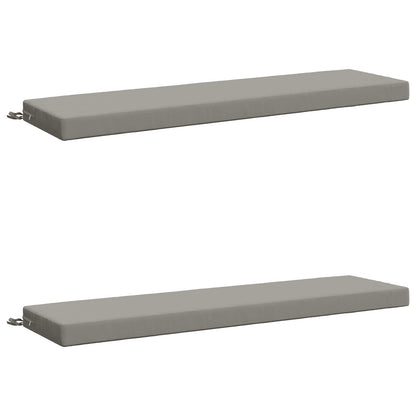 2-delige Bankkussens SOEST 2 st 100% Polyester Grijs