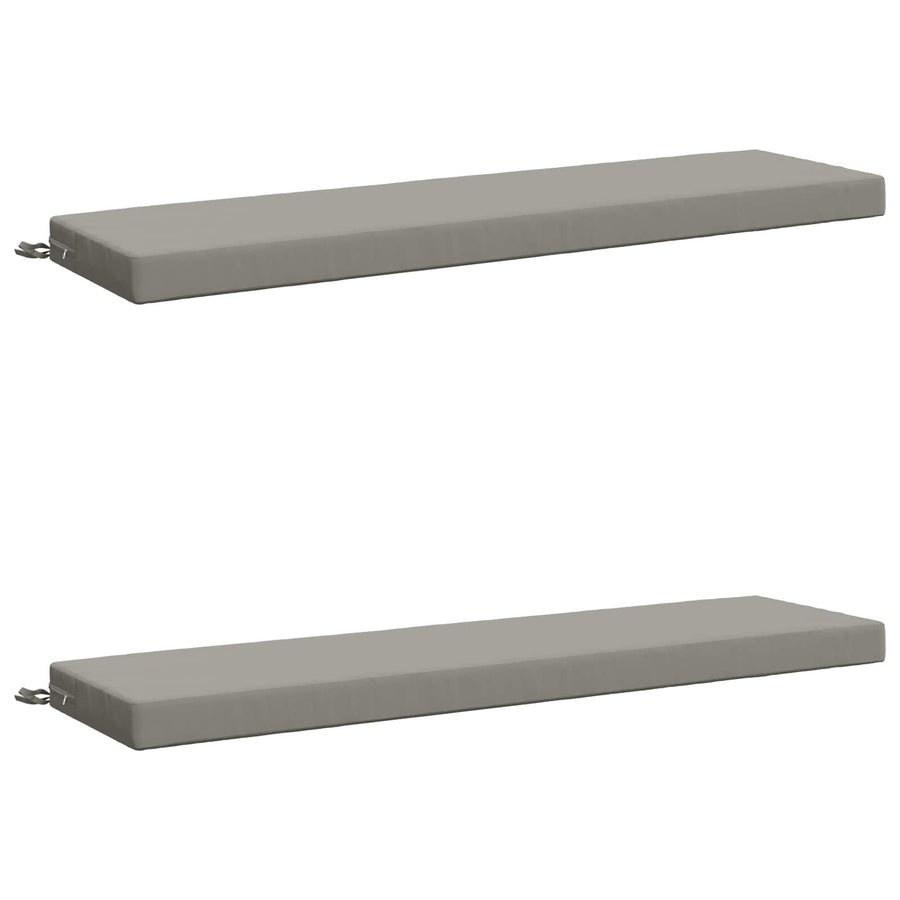 2-delige Bankkussens SOEST 2 st 100% Polyester Grijs