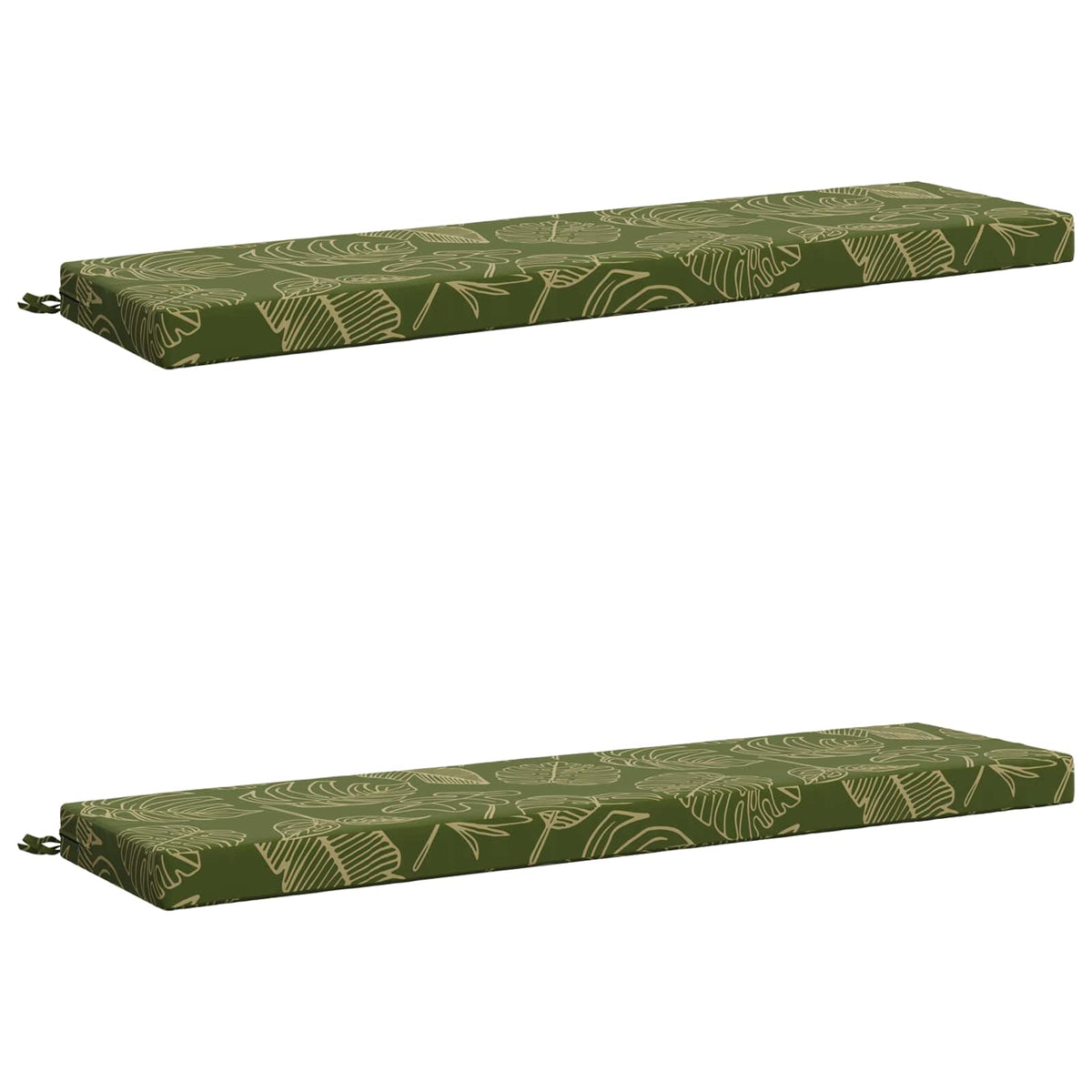 2-delige Bankkussens SOEST 2 st 100% Polyester Bladontwerp