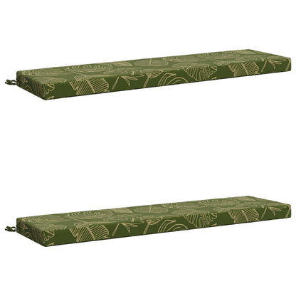 2-delige Bankkussens SOEST 2 st 100% Polyester Bladontwerp