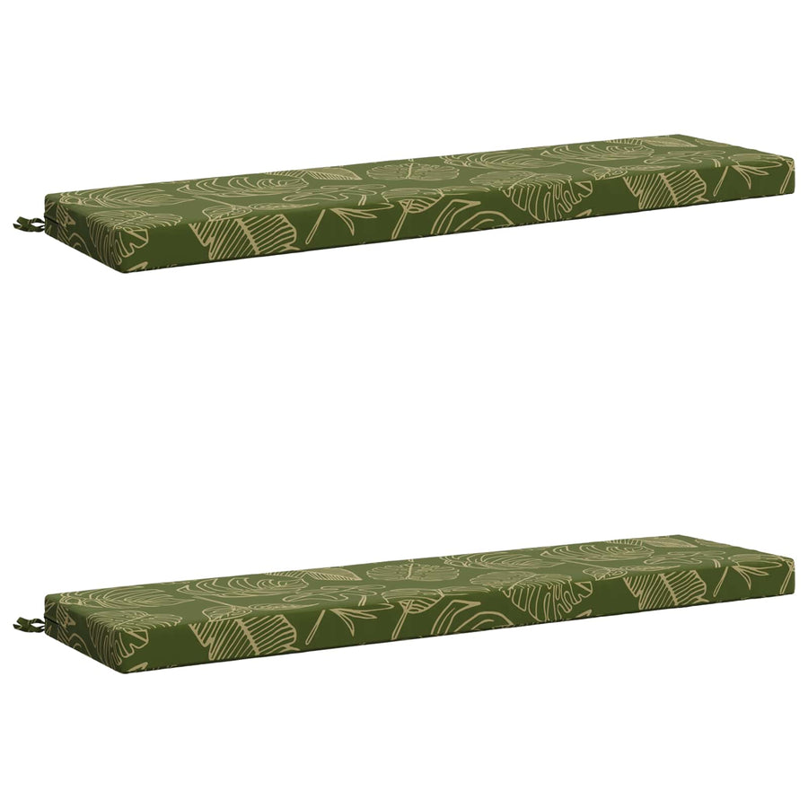 2-delige Bankkussens SOEST 2 st 100% Polyester Bladontwerp