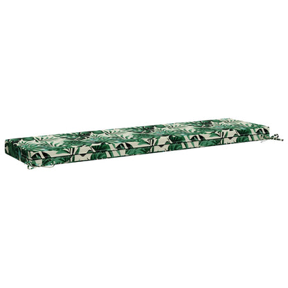 Bankkussen SOEST 100% Polyester Bladpatroon 140 x 40 x 8 cm