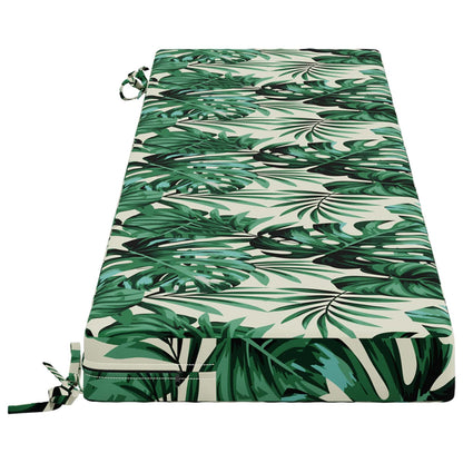 Bankkussen SOEST 100% Polyester Bladpatroon 140 x 40 x 8 cm