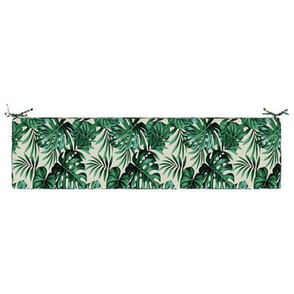 Bankkussen SOEST 100% Polyester Bladpatroon 140 x 40 x 8 cm