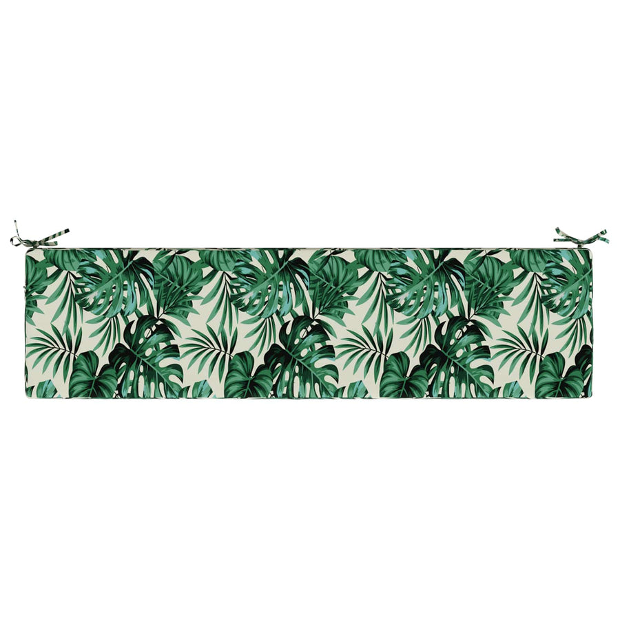 Bankkussen SOEST 100% Polyester Bladpatroon 140 x 40 x 8 cm