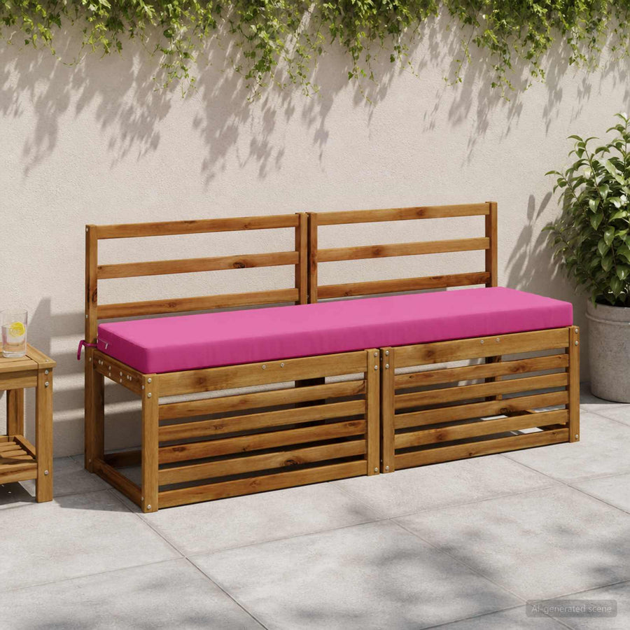 2-delige Bankkussens SOEST 2 st 100% Polyester Roze