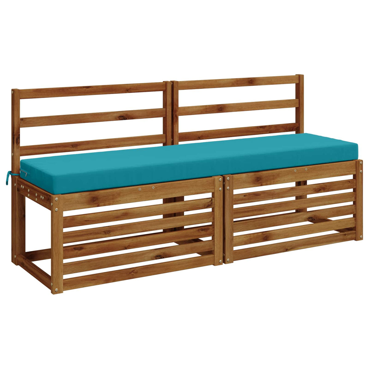 2-delige Bankkussens SOEST 2 st 100% Polyester Turquoise