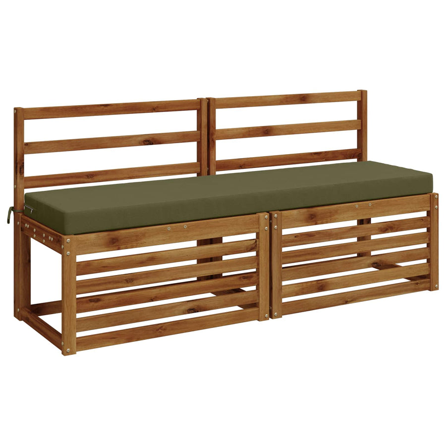 Bankkussen SOEST 100% Polyester Olijfgroen 150 x 40 x 8 cm