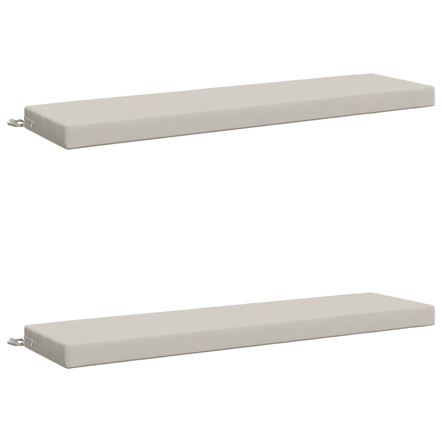 2-delige Bankkussens SOEST 2 st 100% Polyester Wit