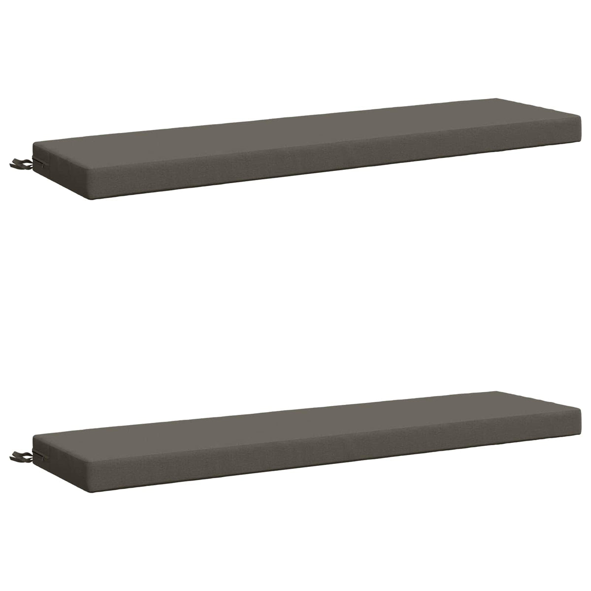 2-delige Bankkussens SOEST 2 st 100% Polyester Grijs