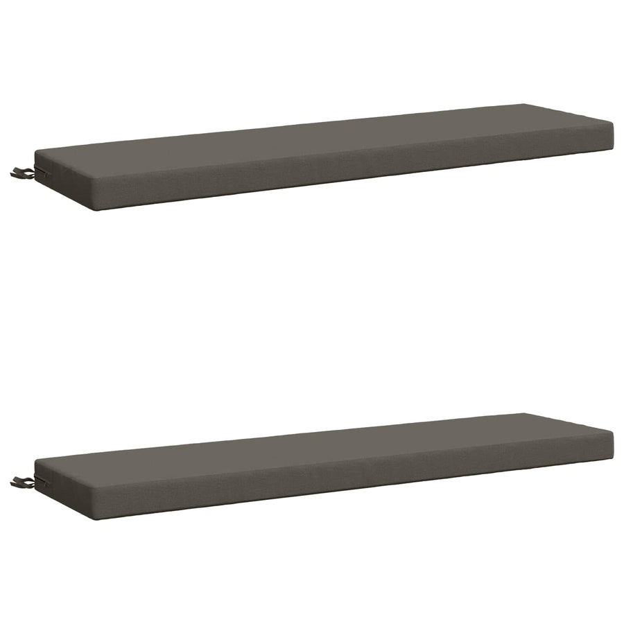 2-delige Bankkussens SOEST 2 st 100% Polyester Grijs