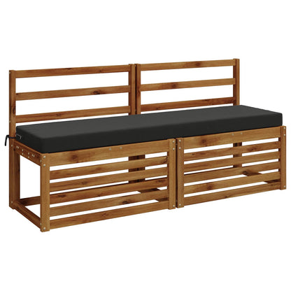 Bankkussen SOEST 100% Polyester Antraciet 150 x 40 x 8 cm