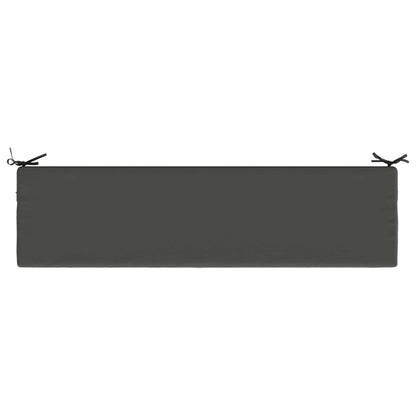 Bankkussen SOEST 100% Polyester Antraciet 150 x 40 x 8 cm