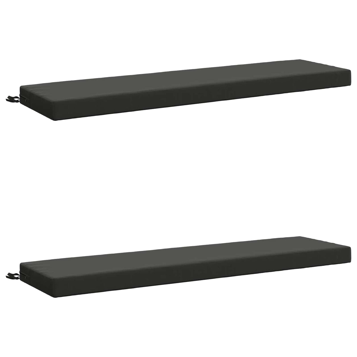 2-delige Bankkussens SOEST 2 st 100% Polyester Antraciet