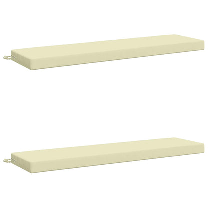 2-delige Bankkussens SOEST 2 st 100% Polyester Crèmekleurig