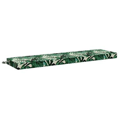Bankkussen SOEST 100% Polyester Bladpatroon 150 x 40 x 8 cm