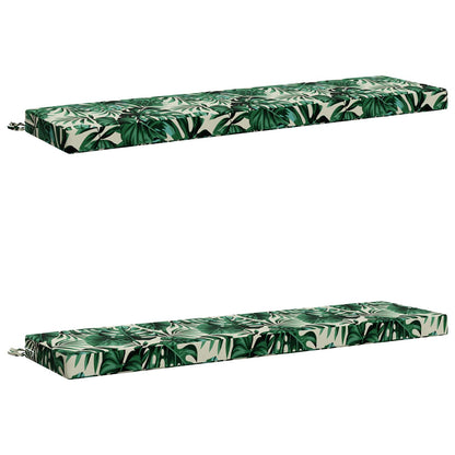 2-delige Bankkussens SOEST 2 st 100% Polyester Bladpatroon