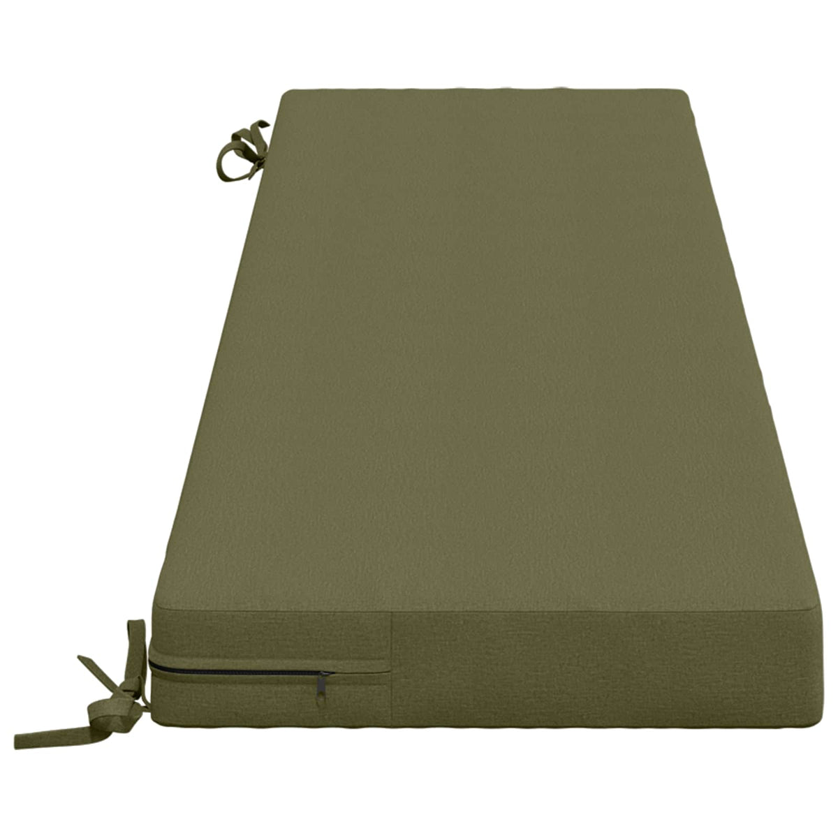 2-delige Bankkussens SOEST 2 st 100% Polyester Olijfgroen