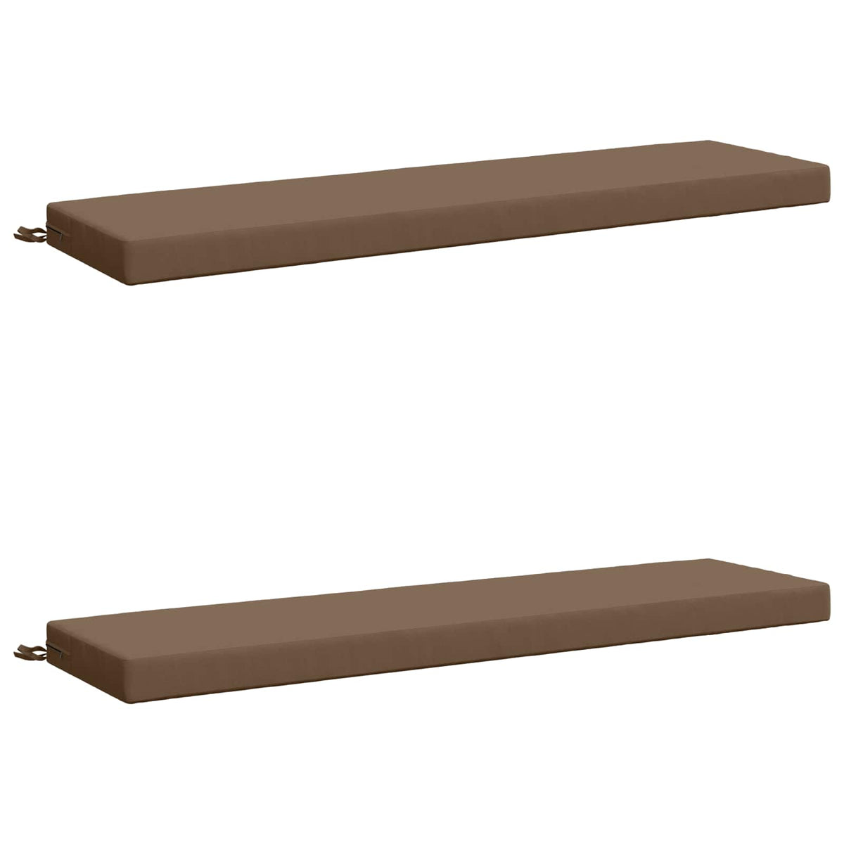 2-delige Bankkussens SOEST 2 st 100% Polyester Taupe