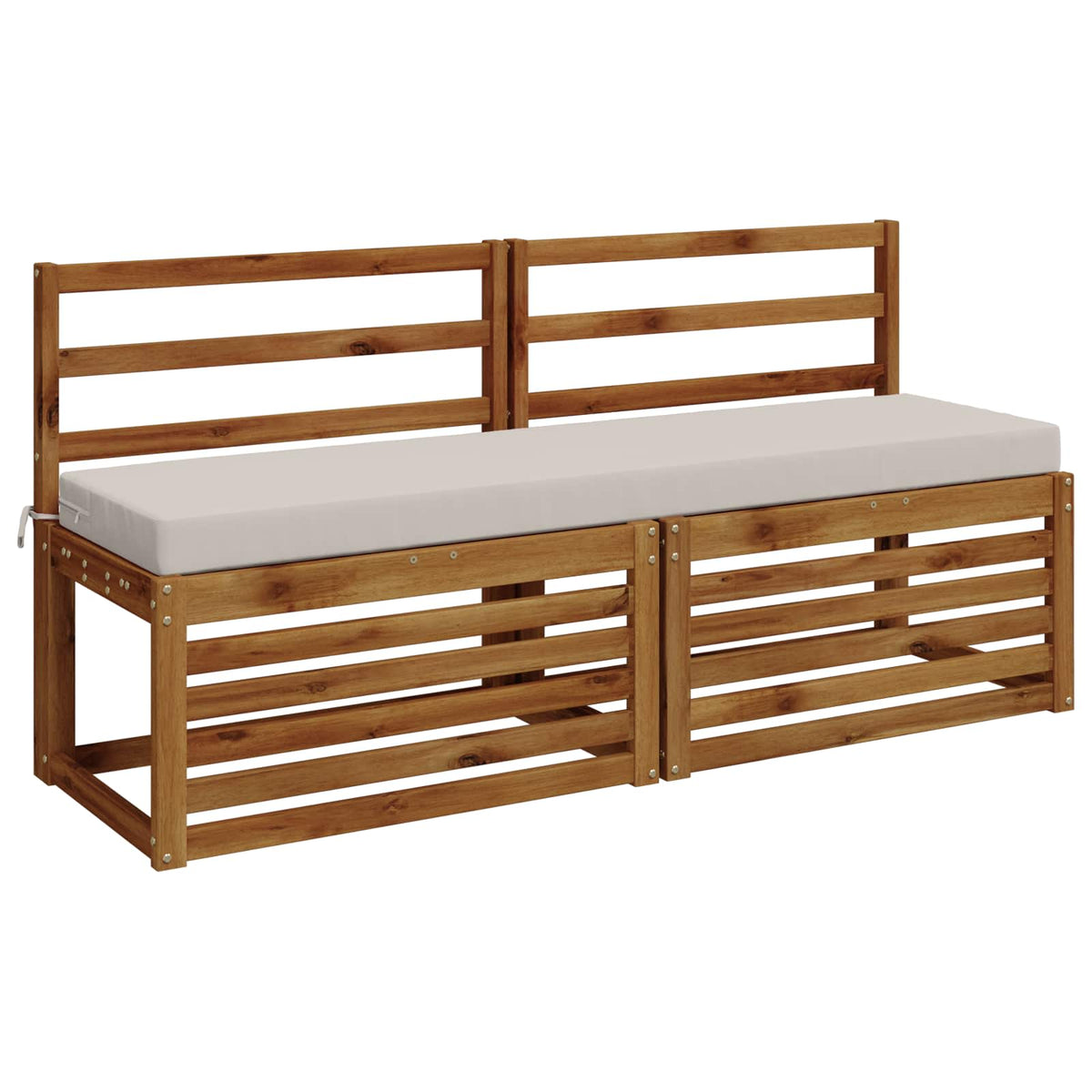 Bankkussen SOEST 100% Polyester Wit 160 x 40 x 8 cm