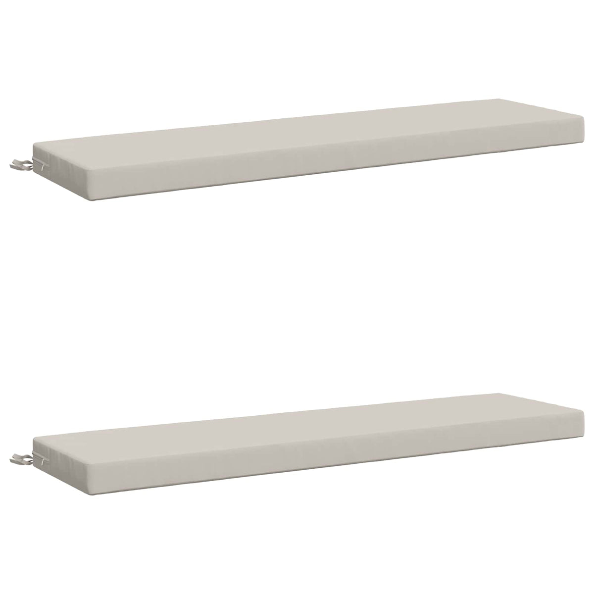 2-delige Bankkussens SOEST 2 st 100% Polyester Wit