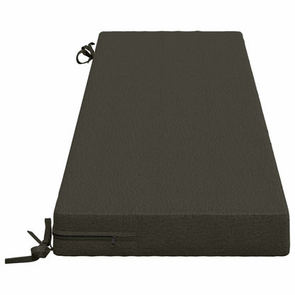 Bankkussen SOEST 100% Polyester Antraciet 160 x 40 x 8 cm