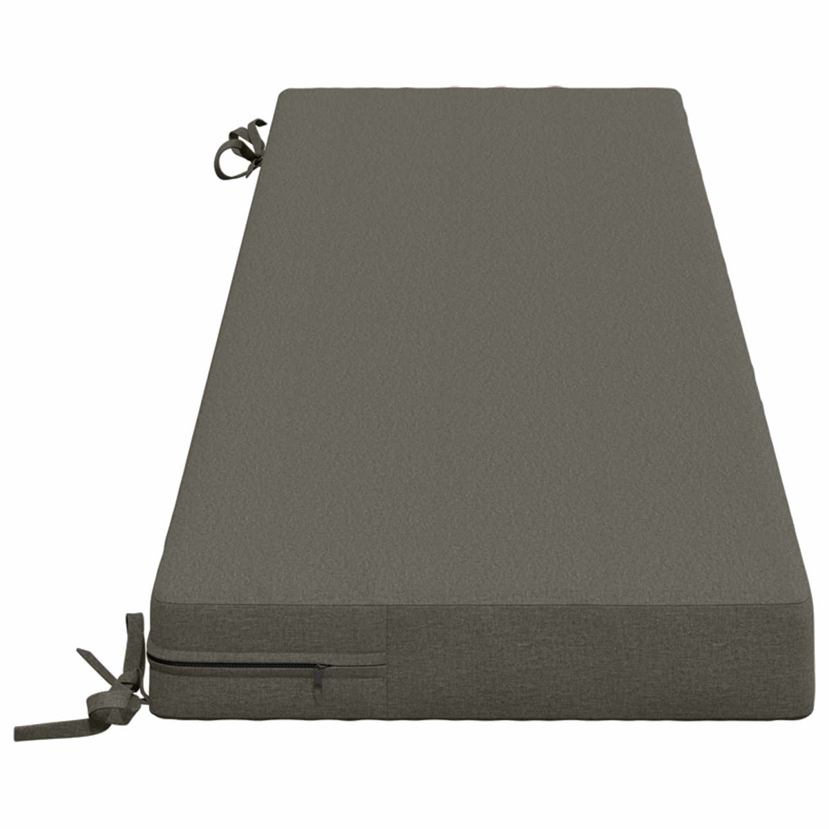 2-delige Bankkussens SOEST 2 st 100% Polyester Grijs