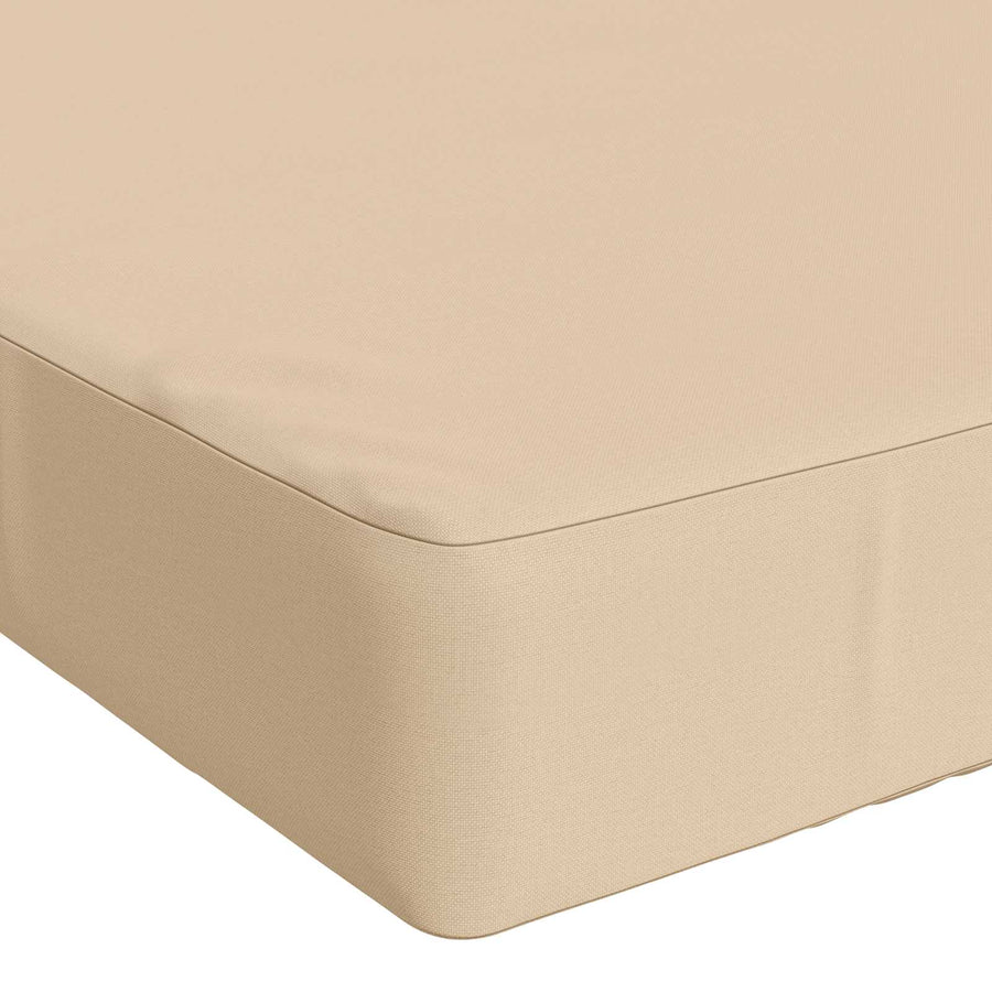 Bankkussen SOEST 100% Polyester Crèmekleurig 160 x 40 x 8 cm
