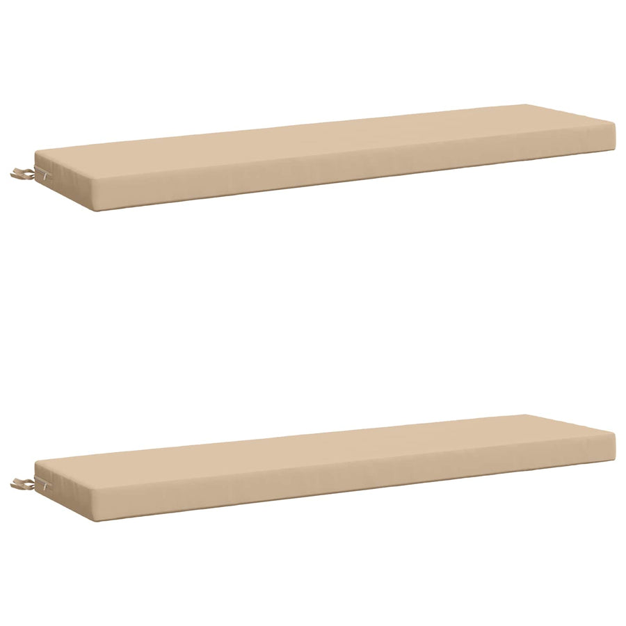 2-delige Bankkussens SOEST 2 st 100% Polyester Crèmekleurig