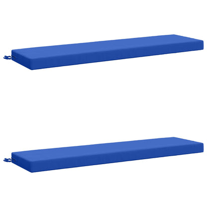2-delige Bankkussens SOEST 2 st 100% Polyester Koninklijk Blauw