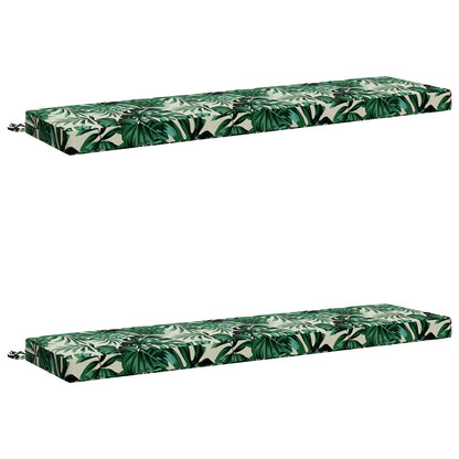 2-delige Bankkussens SOEST 2 st 100% Polyester Bladpatroon
