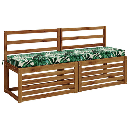 2-delige Bankkussens SOEST 2 st 100% Polyester Bladpatroon