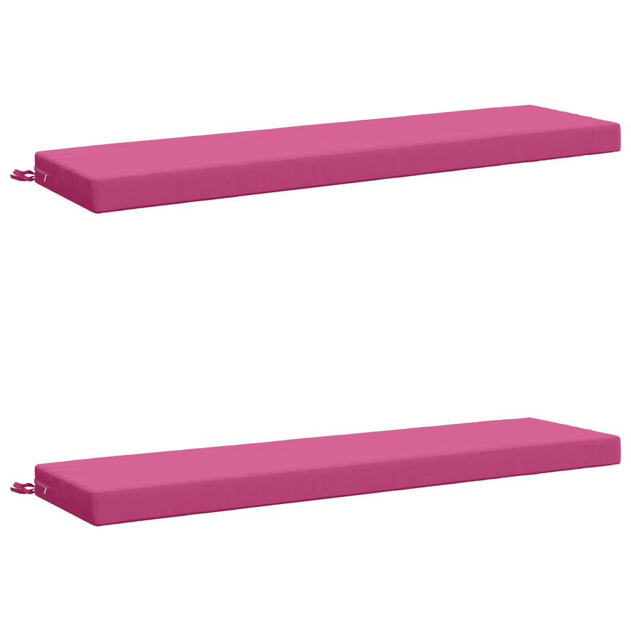2-delige Bankkussens SOEST 2 st 100% Polyester Roze