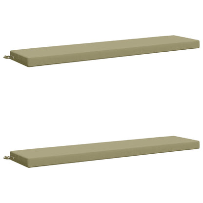 2-delige Bankkussens SOEST 2 st 100% Polyester Lichtgroen