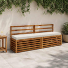Bankkussen SOEST 170x40x8 cm wit polyester
