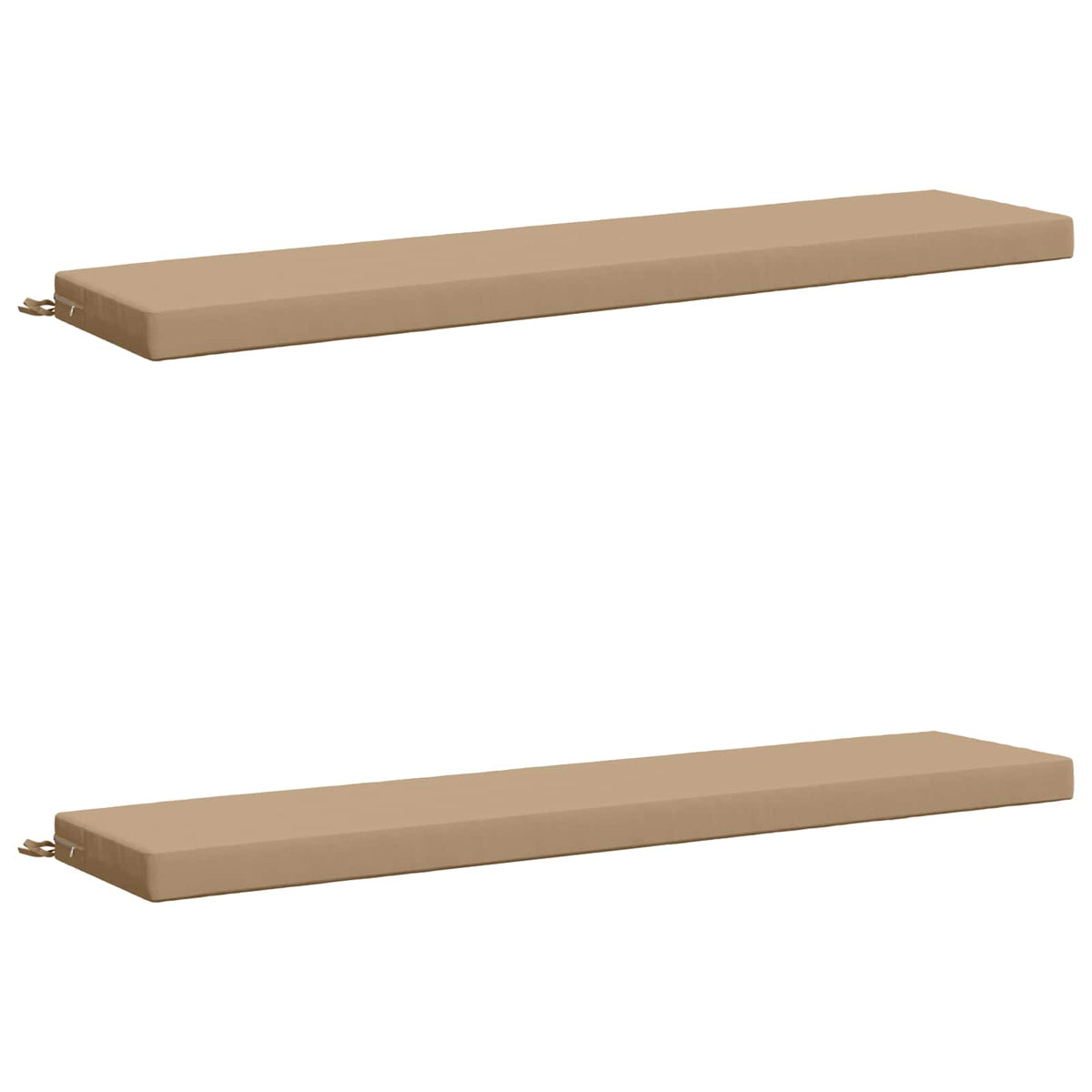 2-delige Bankkussens SOEST 2 st 100% Polyester Zand