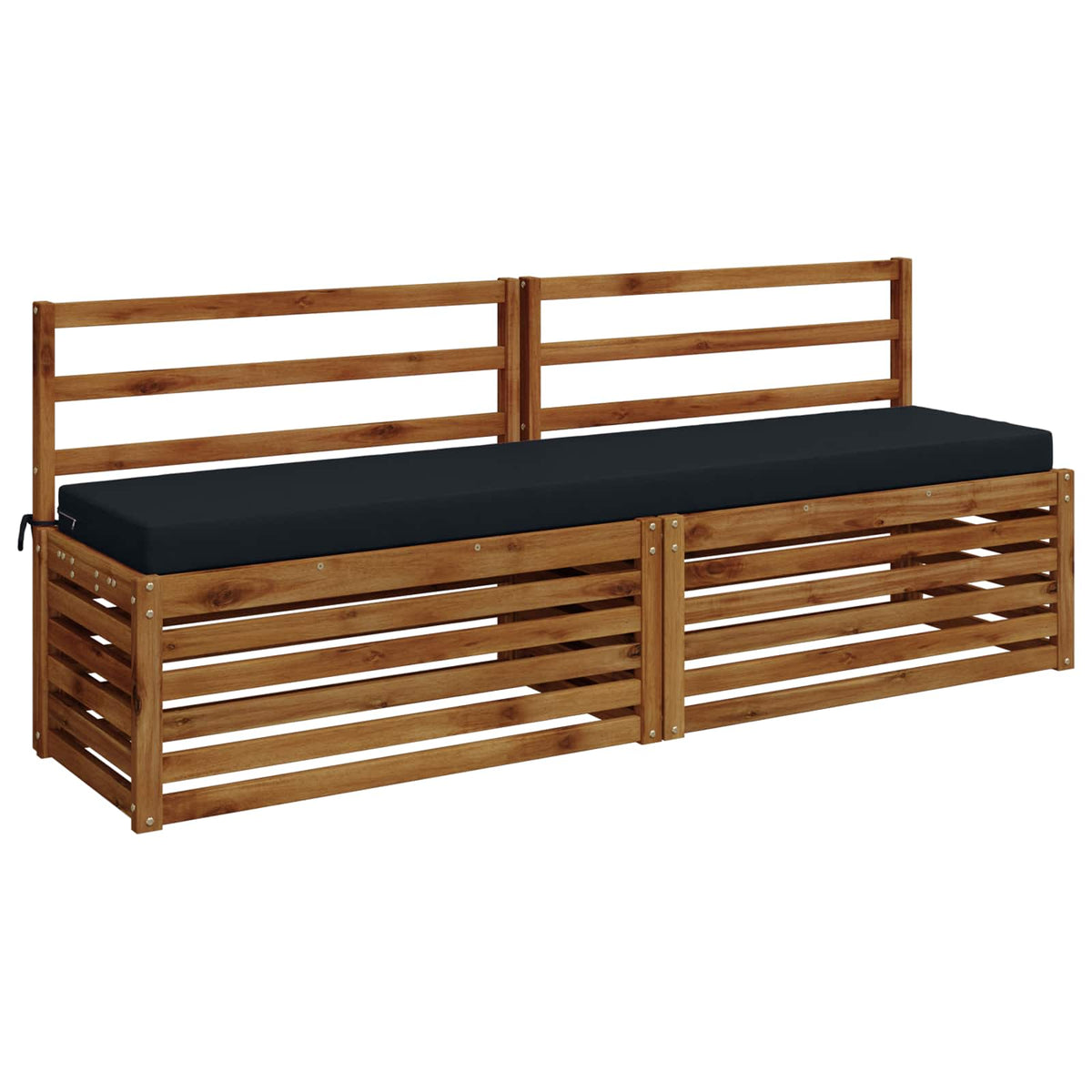 Bankkussen SOEST 100% Polyester Donkerblauw 170 x 40 x 8 cm