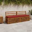 Bankkussens SOEST 2 st rood 100% polyester