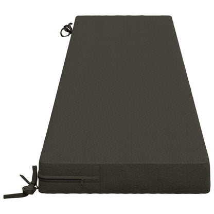 Bankkussen SOEST 100% Polyester Antraciet 170 x 40 x 8 cm