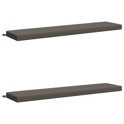2-delige Bankkussens SOEST 2 st 100% Polyester Grijs