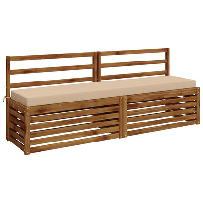 2-delige Bankkussens SOEST 2 st 100% Polyester Crèmekleurig