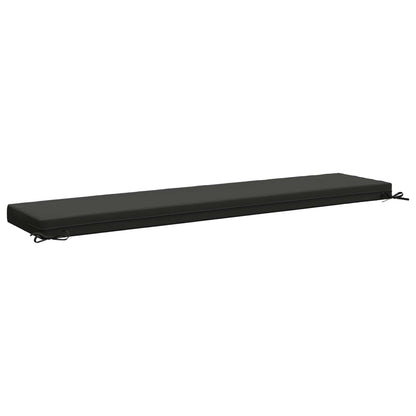 Bankkussen SOEST 100% Polyester Antraciet 170 x 40 x 8 cm
