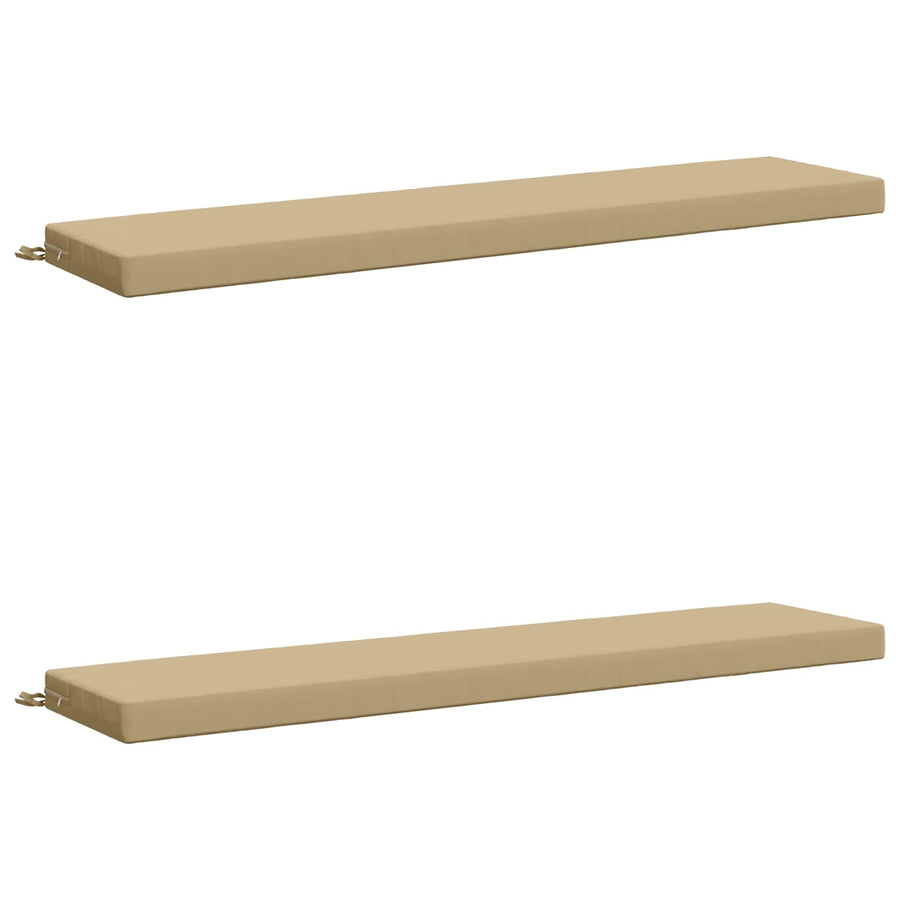 2-delige Bankkussens SOEST 2 st 100% Polyester Beige