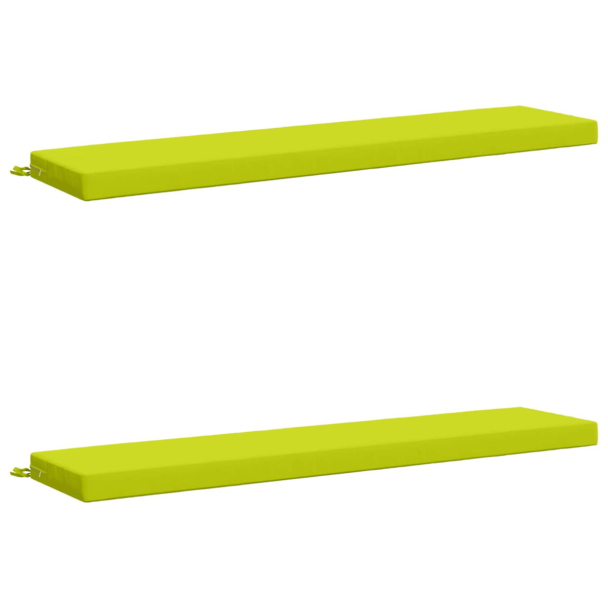2-delige Bankkussens SOEST 2 st 100% Polyester Helder groen