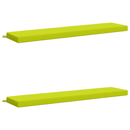 2-delige Bankkussens SOEST 2 st 100% Polyester Helder groen
