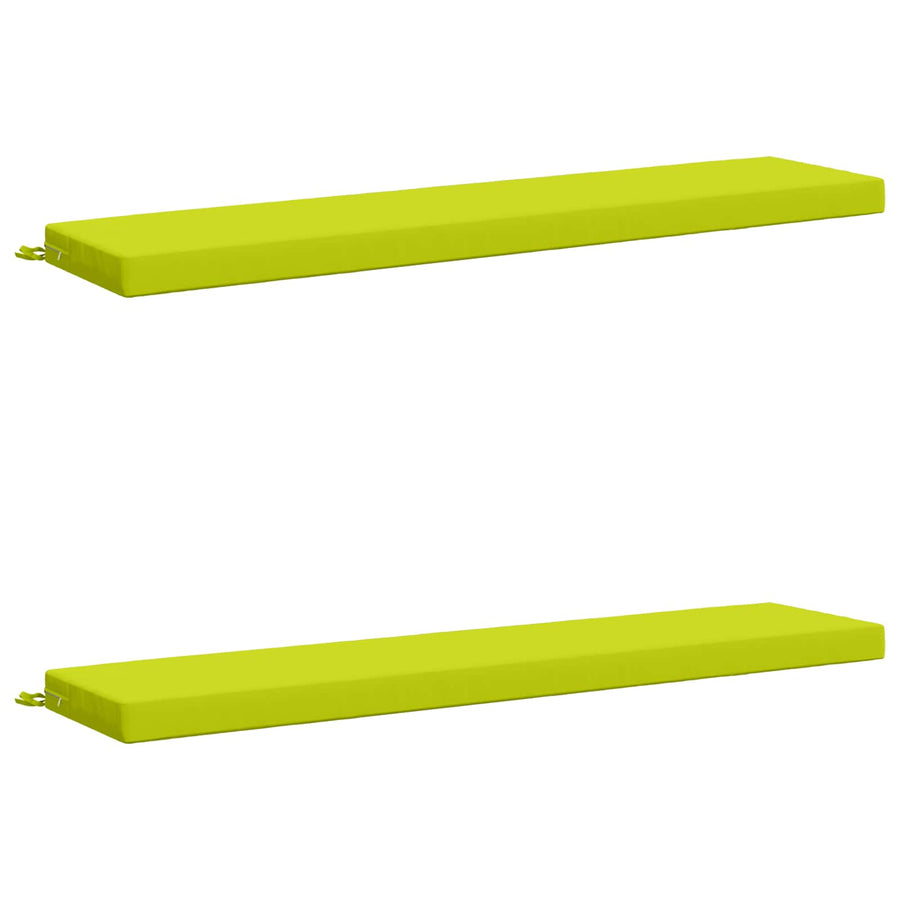 2-delige Bankkussens SOEST 2 st 100% Polyester Helder groen
