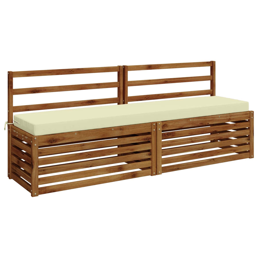 Bankkussen SOEST 100% Polyester Crèmekleurig 170 x 40 x 8 cm
