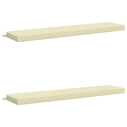 2-delige Bankkussens SOEST 2 st 100% Polyester Crèmekleurig